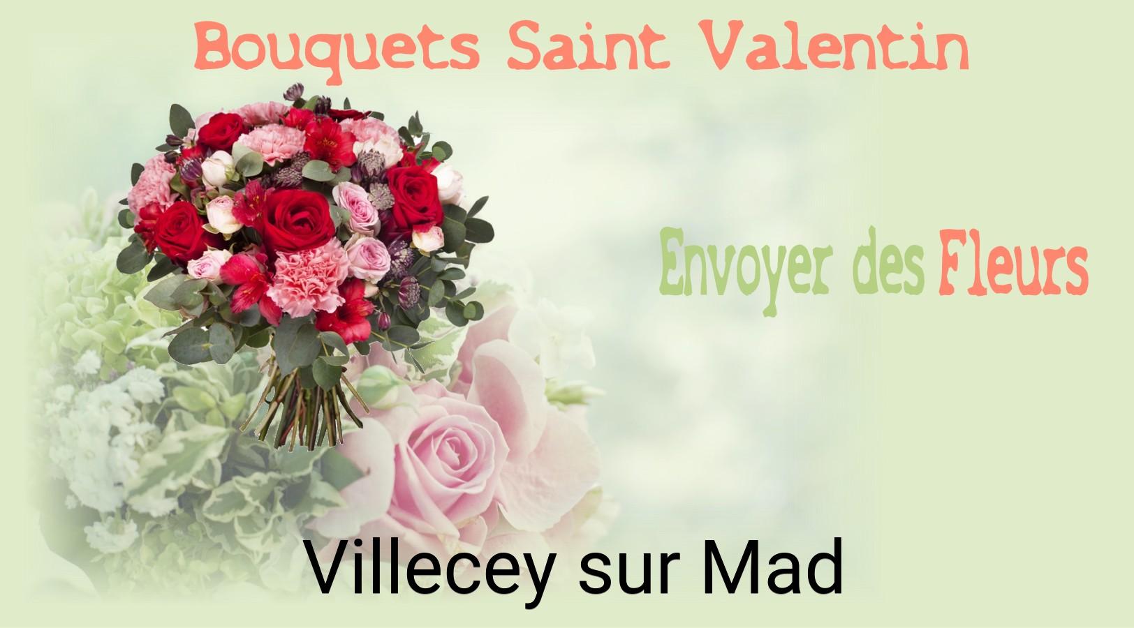 Roses de Saint-Valentin livrées à Villecey-sur-Mad